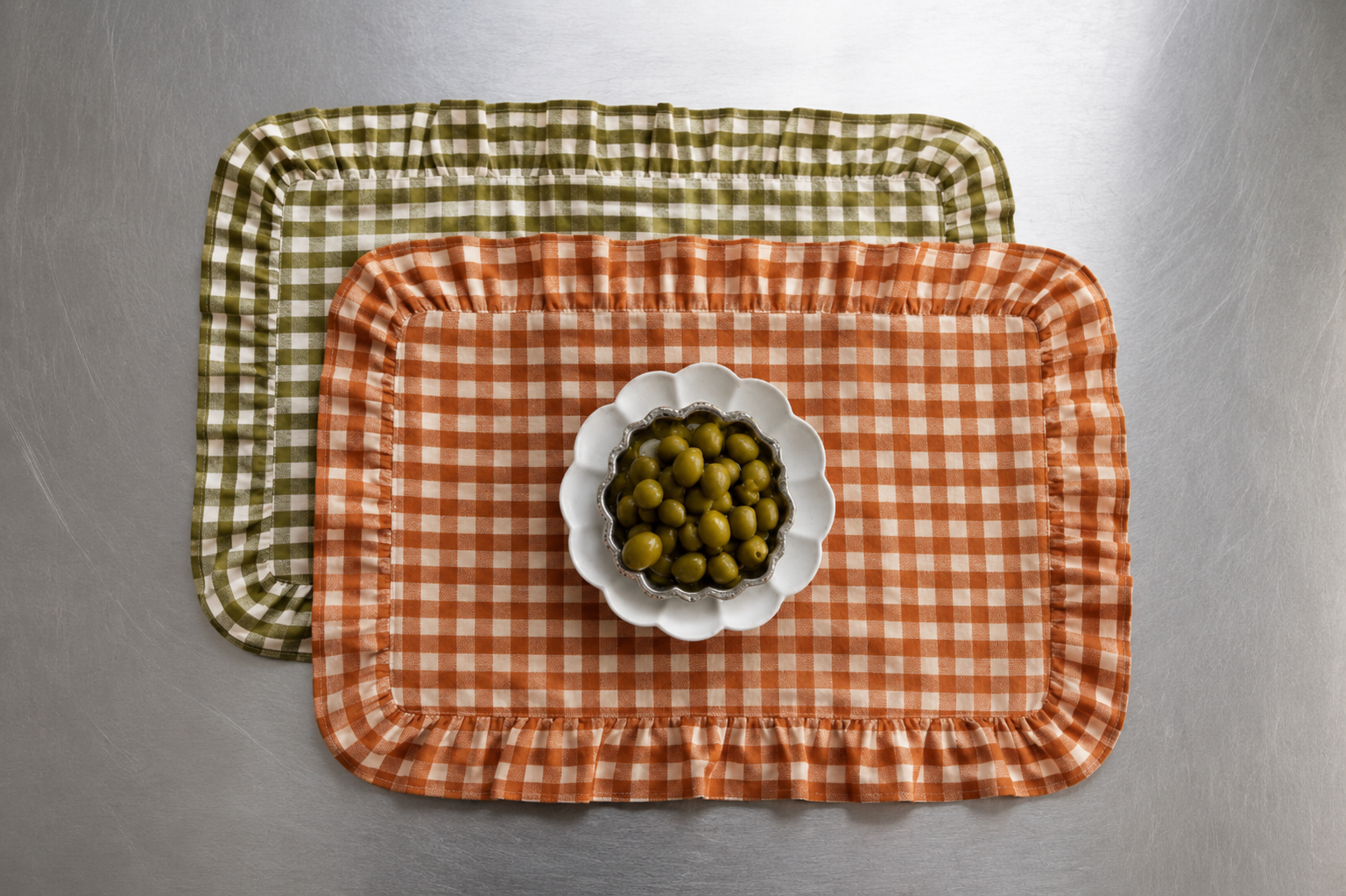 Set de table - Vichy - Terracota