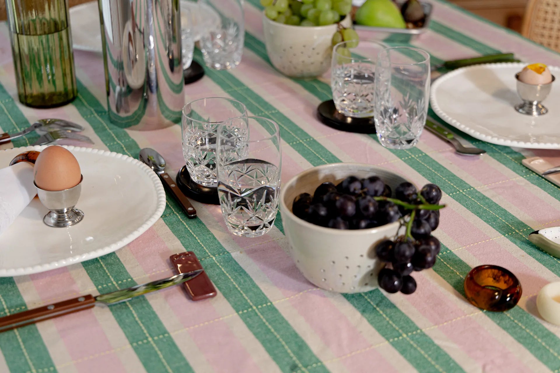 Nappe à rayure