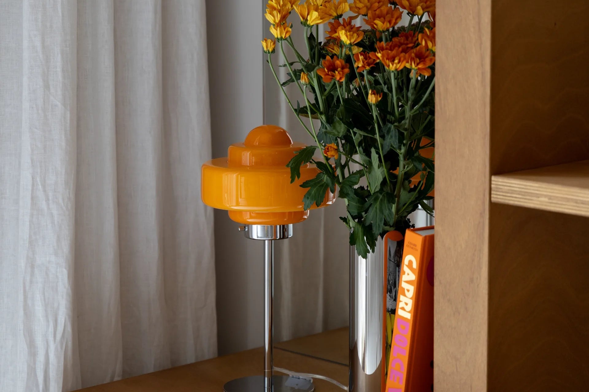 Lampe à poser en verre