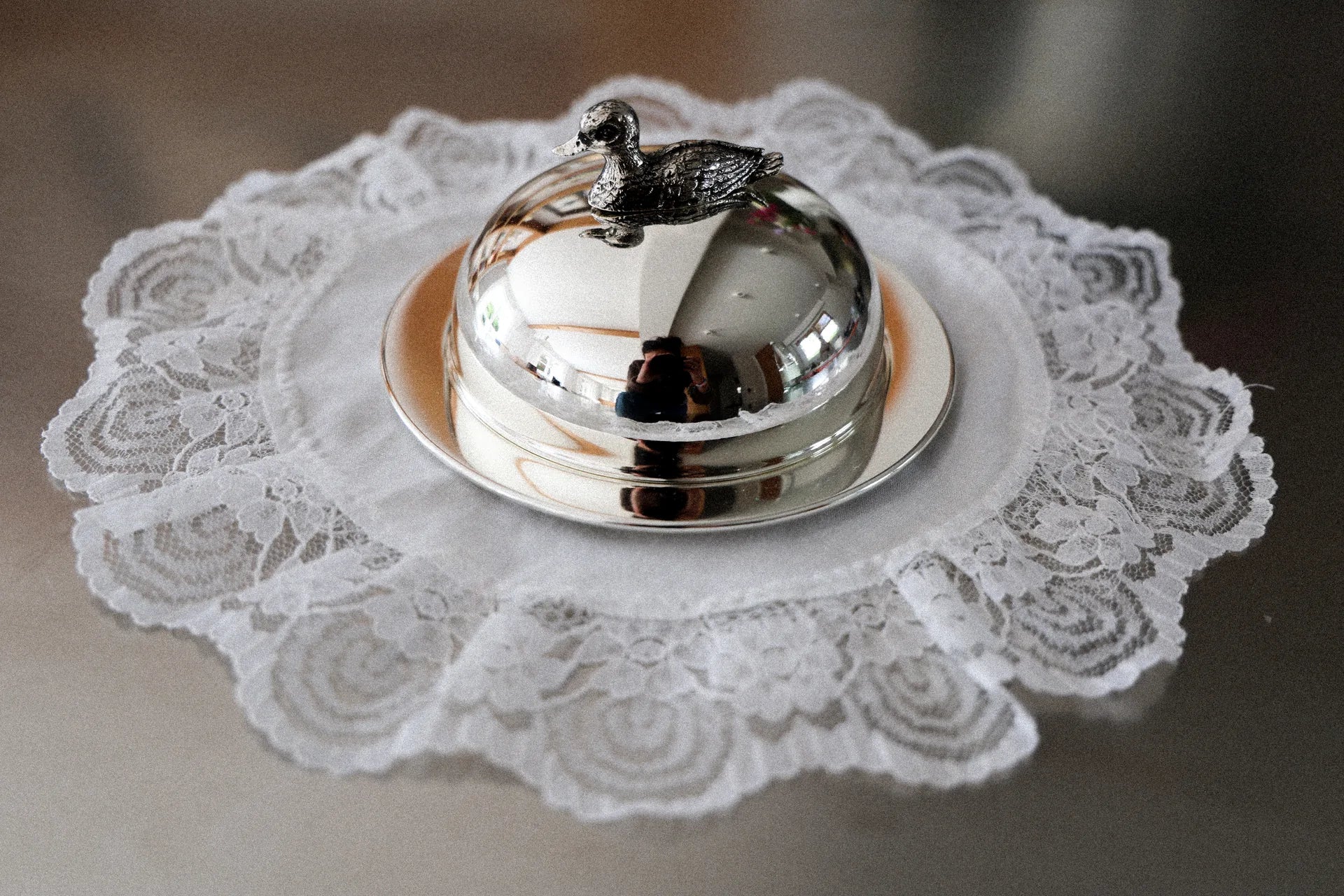 Beurrier Canard - Argent plaqué