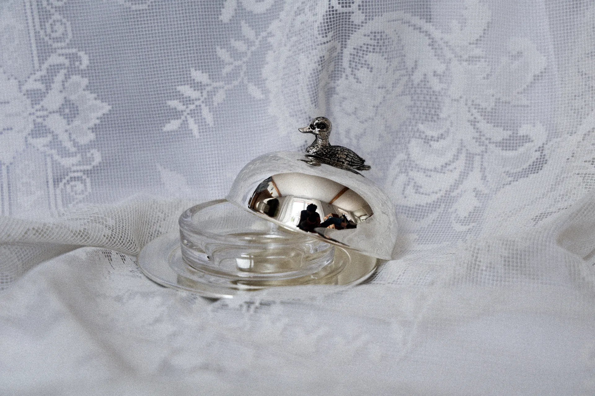 Beurrier Canard - Argent plaqué