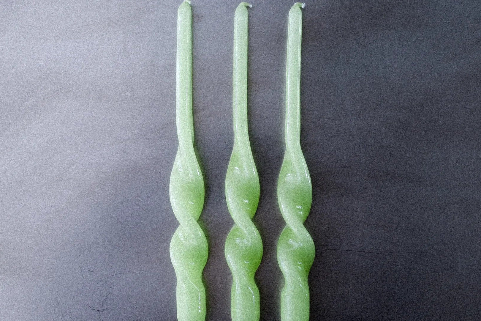Bougies torsadées - Lot de 3