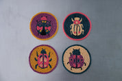 Sous-verres perlés